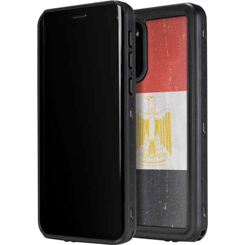 Egyptian Flag Distressed Galaxy S20 Waterproof Case